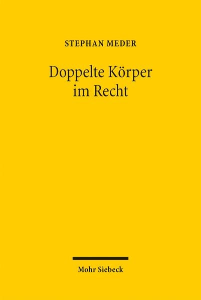 Produktbild: Doppelte K&ouml;rper im Recht