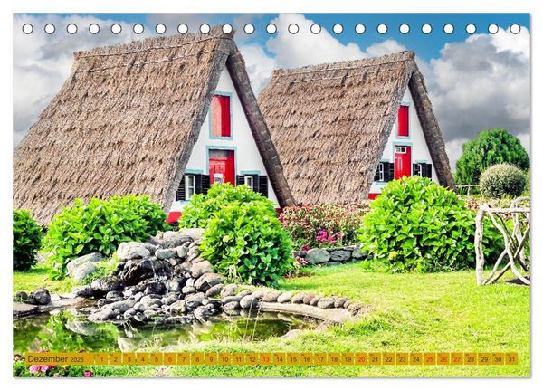 Produktbild: Madeira, Insel im ewigen Fr&uuml;hling (Tischkalender 2026 DIN A5 quer), CALVENDO Monatskalender