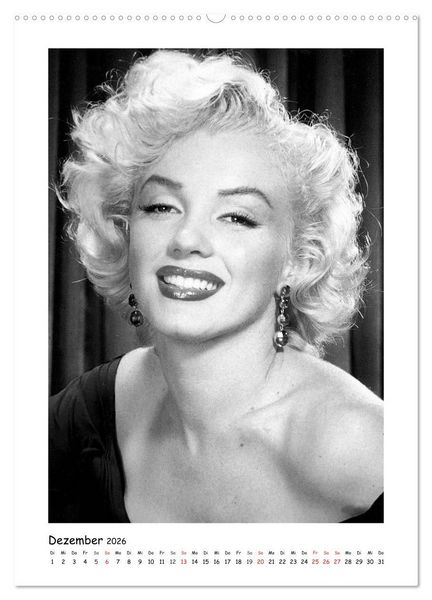 Produktbild: Marilyn Monroe. Weltstar und Sexsymbol (Wandkalender 2026 DIN A2 hoch), CALVENDO Monatskalender