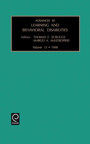 Produktbild: Advances in Learning and Behavioural Disabilities