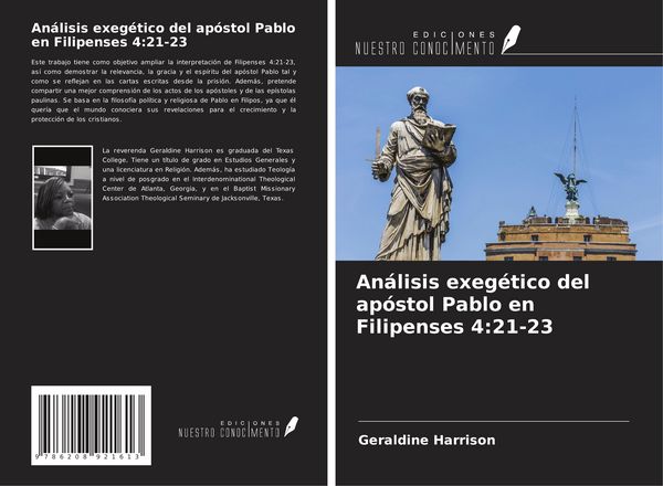 Produktbild: An&aacute;lisis exeg&eacute;tico del ap&oacute;stol Pablo en Filipenses 4:21-23