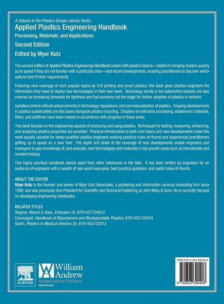 Produktbild: Applied Plastics Engineering Handbook