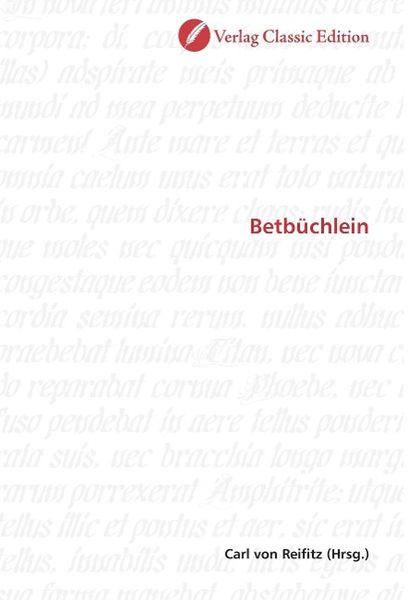 Produktbild: Betb&uuml;chlein