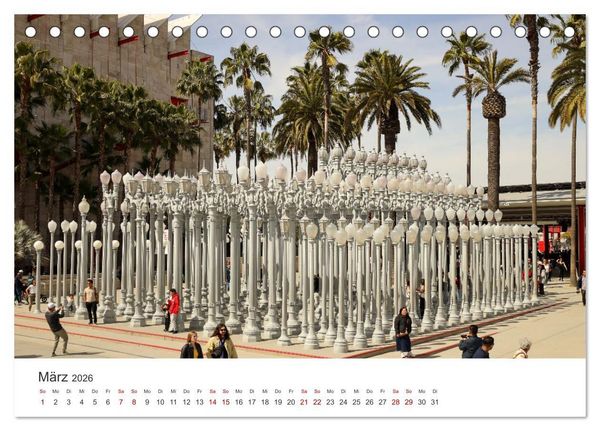 Produktbild: Kalifornien Bilder aus Los Angeles (Tischkalender 2026 DIN A5 quer), CALVENDO Monatskalender