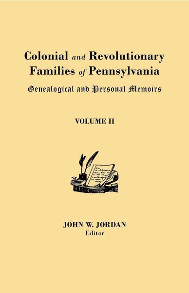 Produktbild: Colonial and Revolutionary Families of Pennsylvania