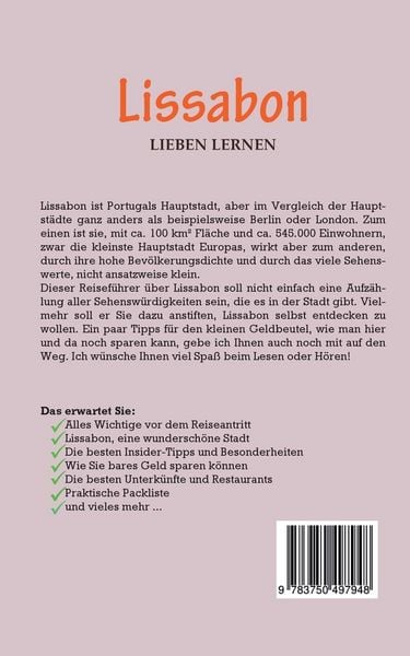 Produktbild: Lissabon lieben lernen: Der perfekte Reisef&uuml;hrer f&uuml;r einen unvergesslichen Aufen