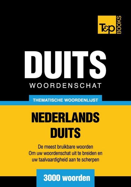 Produktbild: Thematische woordenschat Nederlands-Duits - 3000 woorden