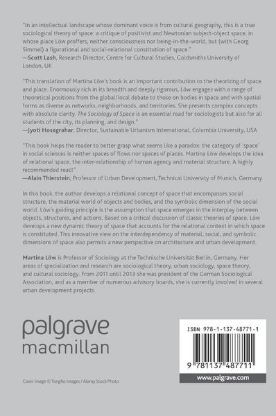 Produktbild: The Sociology of Space