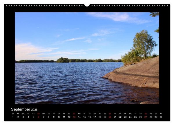 Produktbild: Schweden 2026 (Wandkalender 2026 DIN A2 quer), CALVENDO Monatskalender