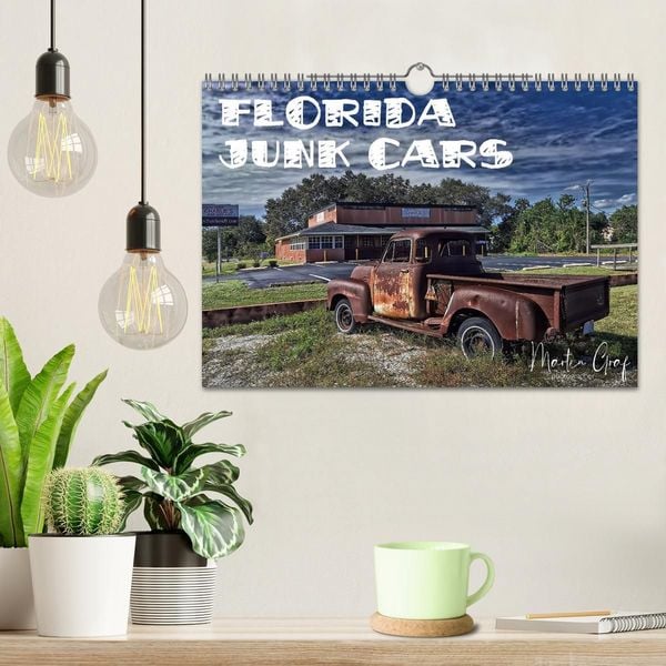 Produktbild: Florida Junk Cars (Wandkalender 2027 DIN A4 quer), CALVENDO Monatskalender