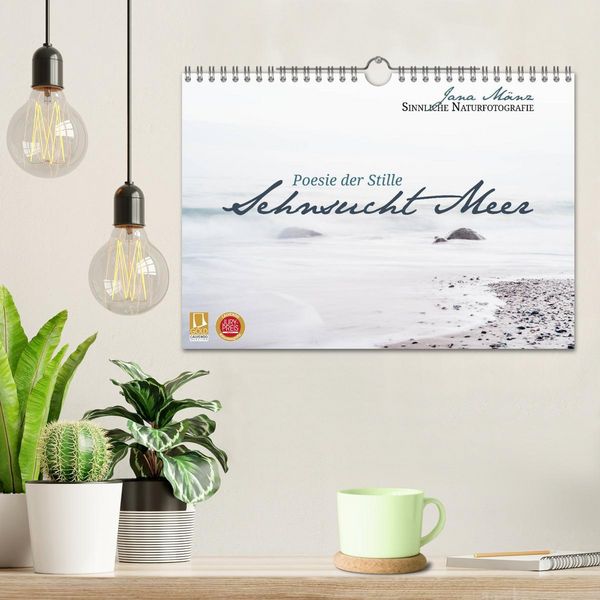 Produktbild: Sehnsucht Meer - Poesie der Stille (Wandkalender 2026 DIN A4 quer), CALVENDO Monatskalender