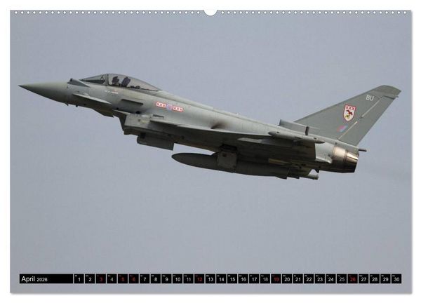 Produktbild: Augenblicke in der Luft: Eurofighter Typhoon (hochwertiger Premium Wandkalender 2026 DIN A2 quer), Kunstdruck in Hochglanz