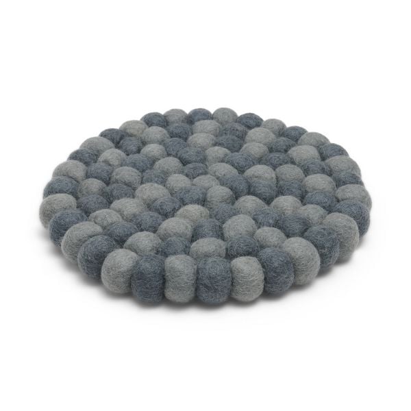Produktbild: Filzuntersetzer Dots "Early Grey"
