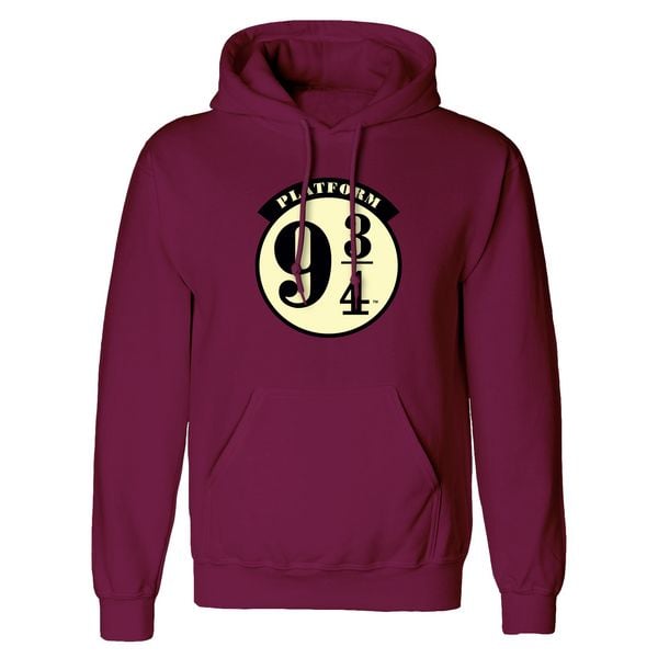 Harry Potter Platform 9 Burgundy Pullover M
