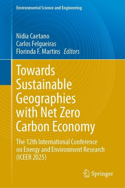 Produktbild: Towards Sustainable Geographies with Net Zero Carbon Economy
