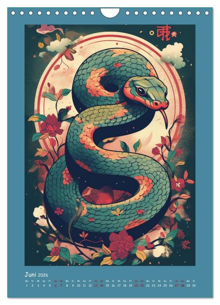 Produktbild: Chinesischer Tierkreis (Wandkalender 2026 DIN A4 hoch), CALVENDO Monatskalender