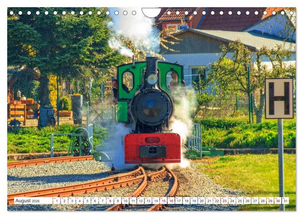 Produktbild: De L&uuml;tt Kaffeebrenner &ndash; Impressionen einer Mecklenburger Kleinbahn (Wandkalender 2026 DIN A4 quer), CALVENDO Monatskalender