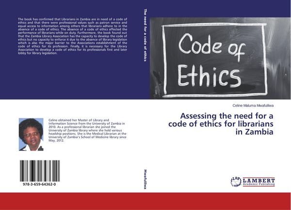 Produktbild: Assessing the need for a code of ethics for librarians in Zambia