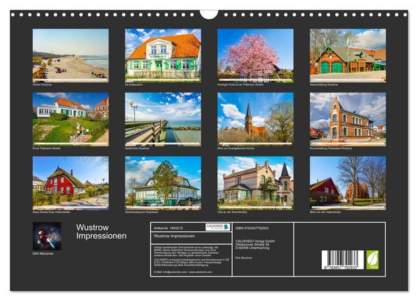 Produktbild: Wustrow Impressionen (Wandkalender 2026 DIN A3 quer), CALVENDO Monatskalender