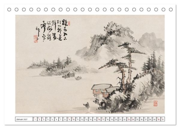 Produktbild: Yoshitsugu Haizan (Tischkalender 2027 DIN A5 quer), CALVENDO Monatskalender