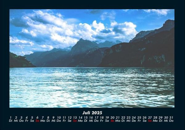 Produktbild: Bergige Welten 2025 Fotokalender DIN A4
