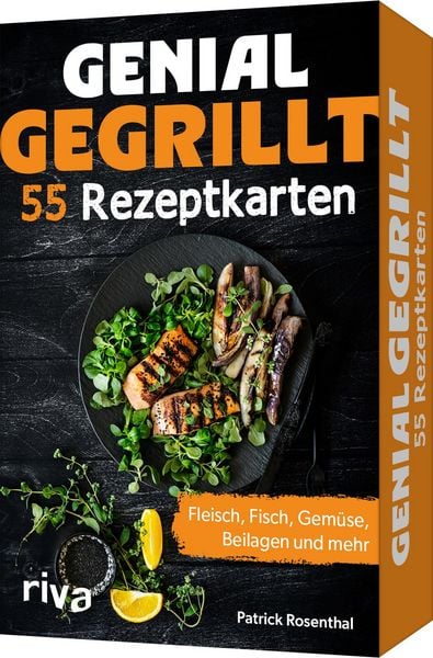 Produktbild: Genial gegrillt &ndash; 55 Rezeptkarten