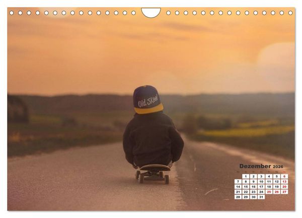 Produktbild: Skater. Skateboarding-Impressionen (Wandkalender 2026 DIN A4 quer), CALVENDO Monatskalender