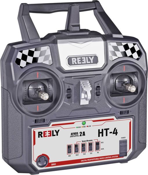 Reely HT-4 Hand-Fernsteuerung 2,4GHz Anzahl Kanäle: 4 inkl. Empfänger