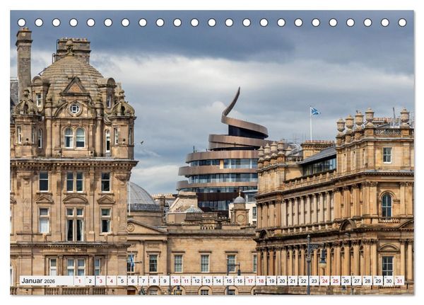 Produktbild: Wundersch&ouml;nes Edinburgh (Tischkalender 2026 DIN A5 quer), CALVENDO Monatskalender