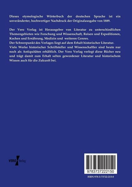 Produktbild: Etymologisches W&ouml;rterbuch der deutschen Sprache