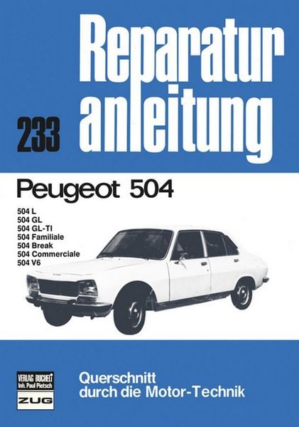 Produktbild: Peugeot 504, 504 L, 504 GL, 504 GL-TL, 504 F