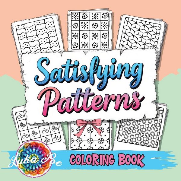 Produktbild: Satisfying Patterns Coloring Book