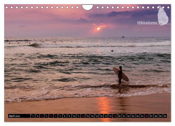 Produktbild: Sri Lanka, eine Reise &uuml;ber die Insel der King Coconut (Wandkalender 2026 DIN A4 quer), CALVENDO Monatskalender