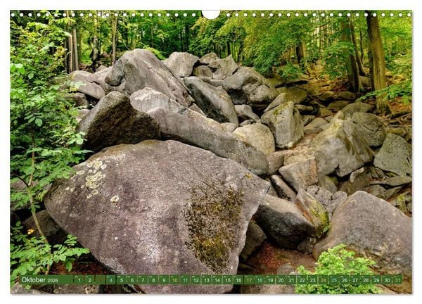 Produktbild: Das Felsenmeer - Natur pur im Odenwald (Wandkalender 2026 DIN A3 quer), CALVENDO Monatskalender