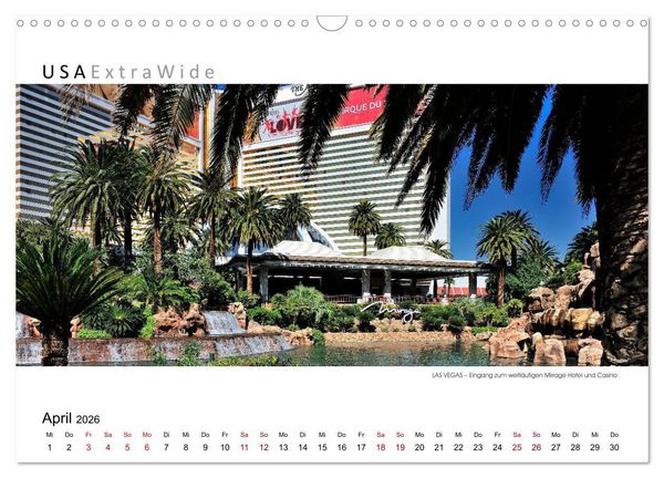 Produktbild: Impressionen aus LAS VEGAS (Wandkalender 2026 DIN A3 quer), CALVENDO Monatskalender