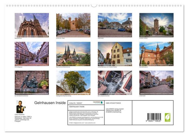 Produktbild: Gelnhausen Inside (hochwertiger Premium Wandkalender 2026 DIN A2 quer), Kunstdruck in Hochglanz