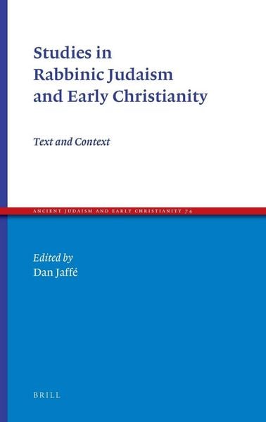 Produktbild: Studies in Rabbinic Judaism and Early Christianity