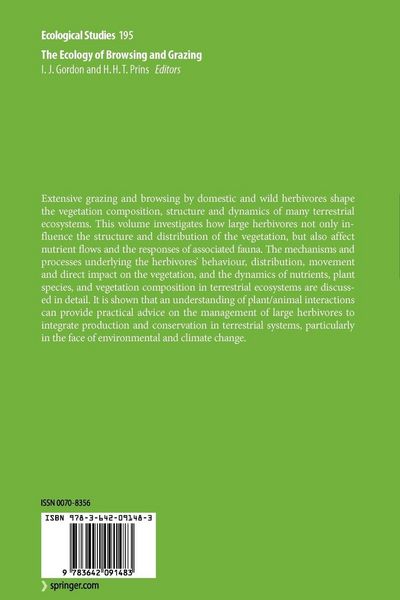 Produktbild: The Ecology of Browsing and Grazing