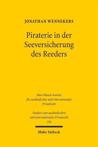 Produktbild: Piraterie in der Seeversicherung des Reeders