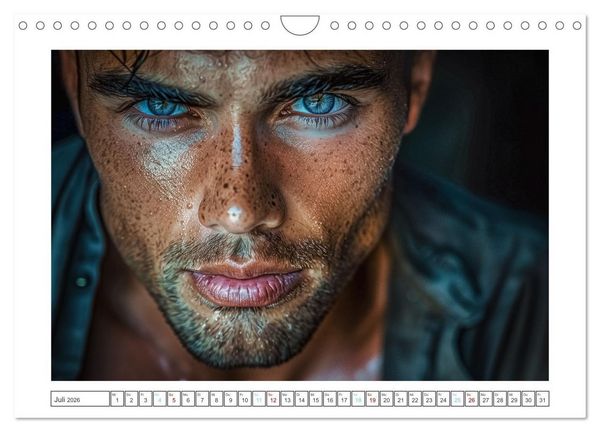 Produktbild: Zarte Verf&uuml;hrung (Wandkalender 2026 DIN A4 quer), CALVENDO Monatskalender
