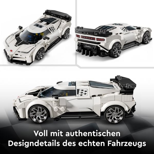 Produktbild: LEGO Speed 77240 Champions Bugatti Centodieci Hypersportwagen, Spielzeug