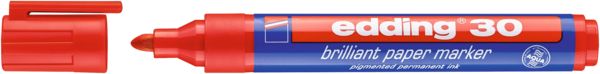 Produktbild: EDDING&reg; Brillant Paper Marker 30, rot