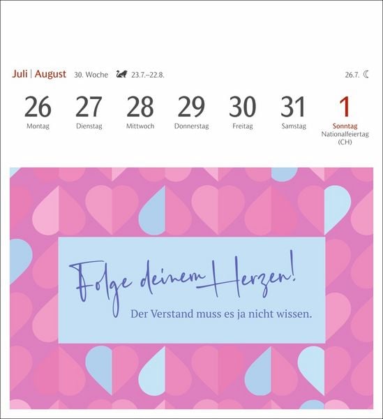 Produktbild: Positive-Spr&uuml;che-Kalender Postkartenkalender 2027 - mit 53 Postkarten
