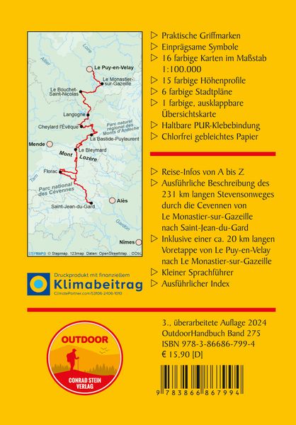 Frankreich: Cevennen Stevensonweg GR 70