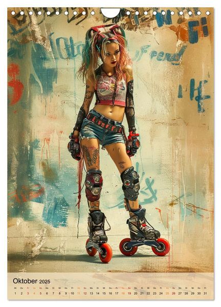 Produktbild: Rollerblades - einfach cool (Wandkalender 2025 DIN A4 hoch), CALVENDO Monatskalender