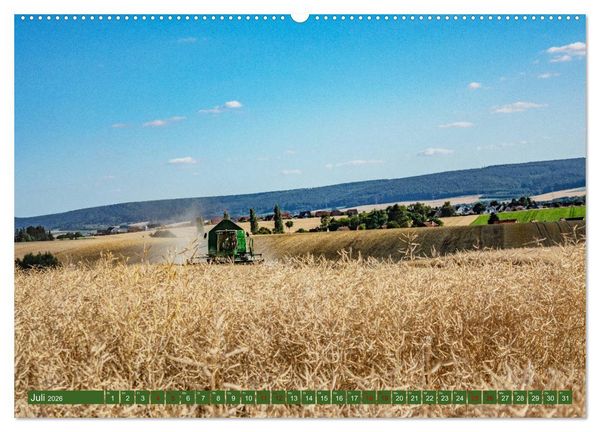 Produktbild: Landwirtschaft - Giganten im Kornfeld (hochwertiger Premium Wandkalender 2026 DIN A2 quer), Kunstdruck in Hochglanz