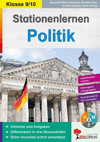 Produktbild: Stationenlernen Politik / Klasse 9-10