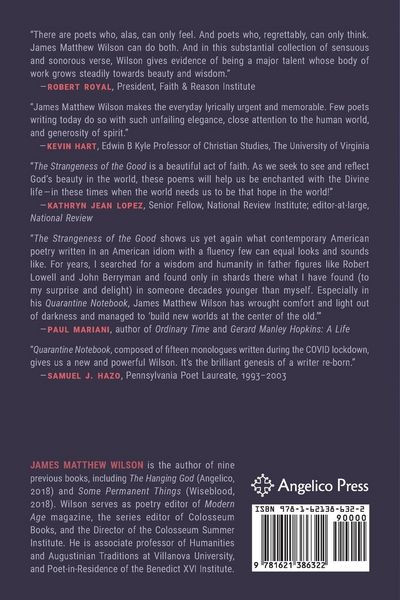 Produktbild: The Strangeness of the Good, Including Quarantine Notebook