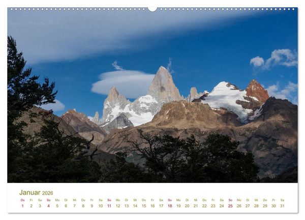 Produktbild: Weites Argentinien (hochwertiger Premium Wandkalender 2026 DIN A2 quer), Kunstdruck in Hochglanz