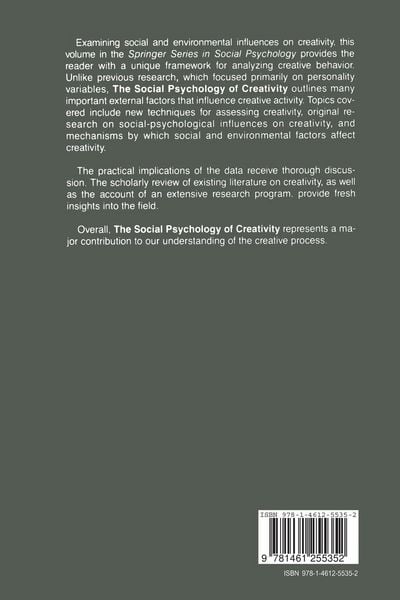 Produktbild: The Social Psychology of Creativity